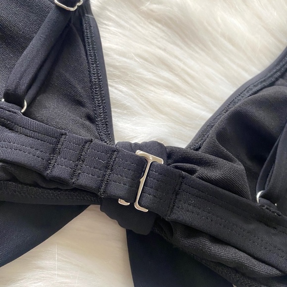 Black Scoop Bikini Top - Small (NWT) - Picture 4 of 8